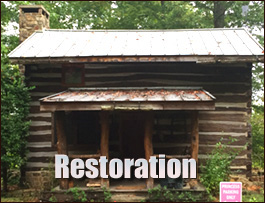 Historic Log Cabin Restoration  Trigg County, Kentucky
